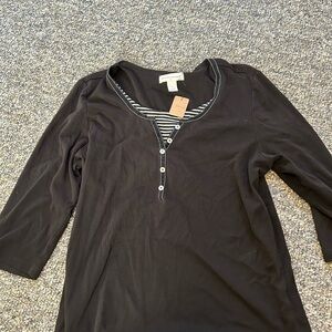 Christopher & Banks Black Top